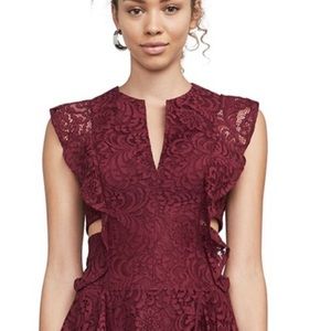 BCBGMaxAzria Cutout Lace Dress
